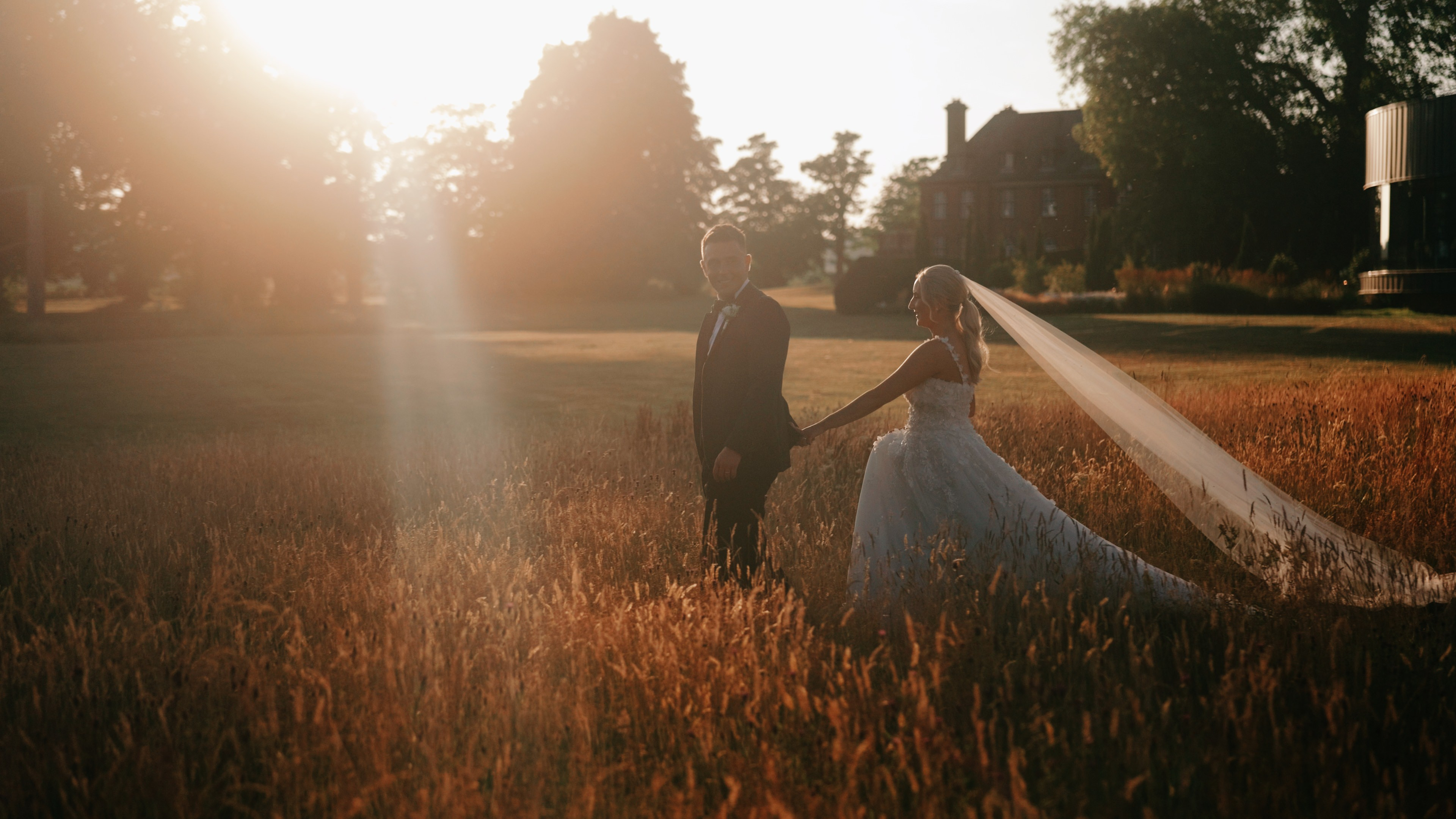 Alice & Rhys's wedding film at Sant Ffraed House, filmed by Simon Hughes Films, South Wales wedding videographer.