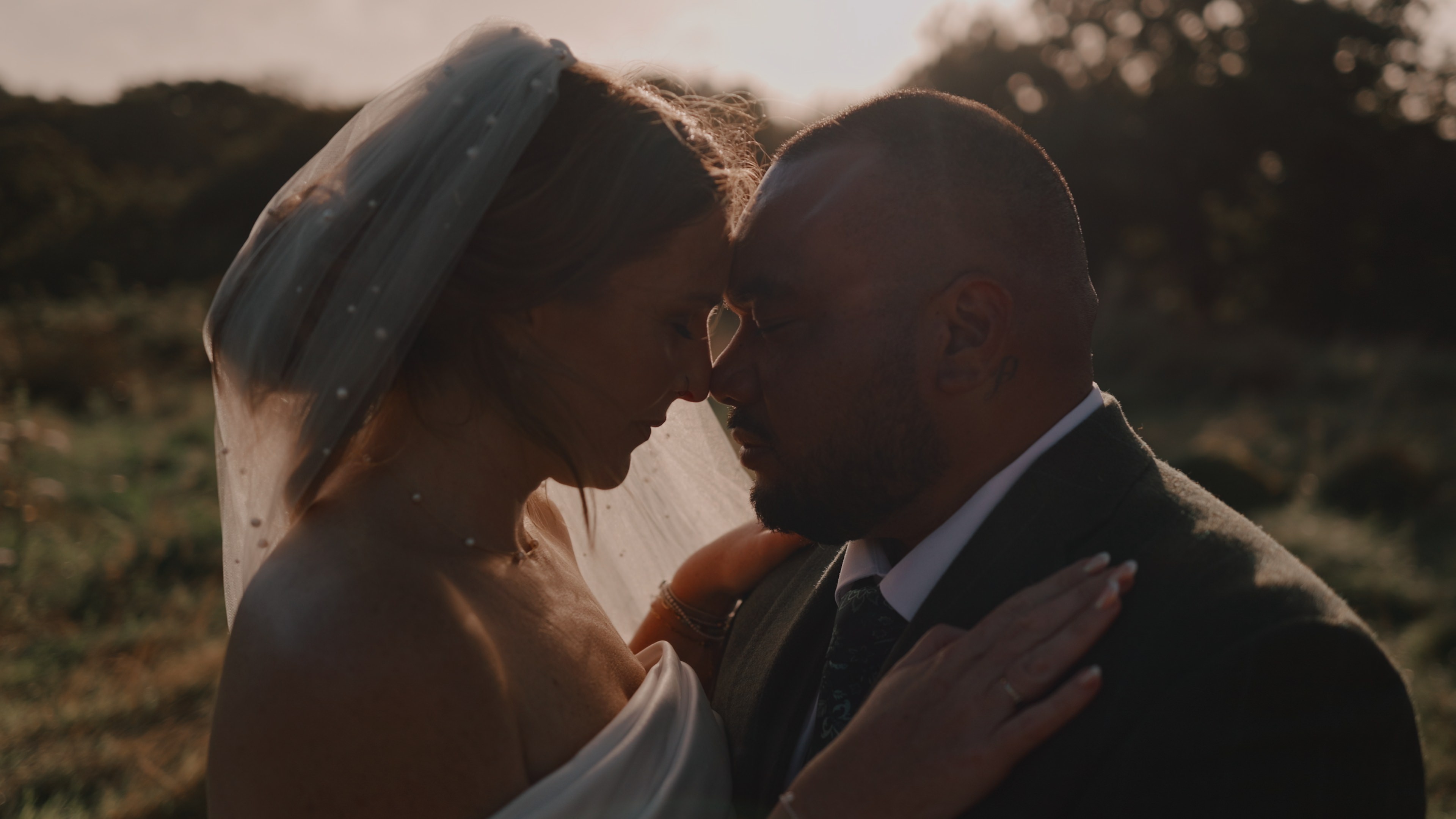 Rhian & George's wedding film at Gellifawr Woodland Retreat, filmed by Simon Hughes Films, South Wales wedding videographer.
